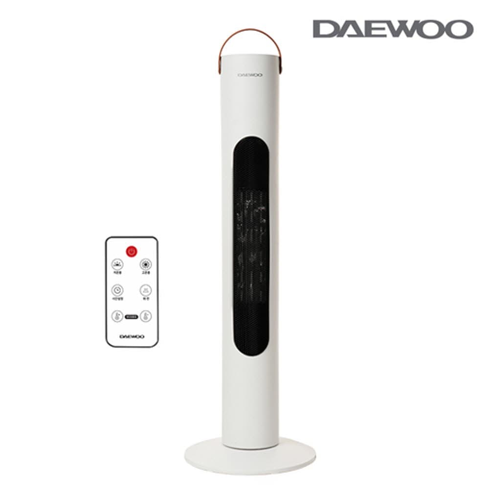 대우 저소음 그래핀 PTC 타워형 리모컨 온풍기 DEH-PT3300R