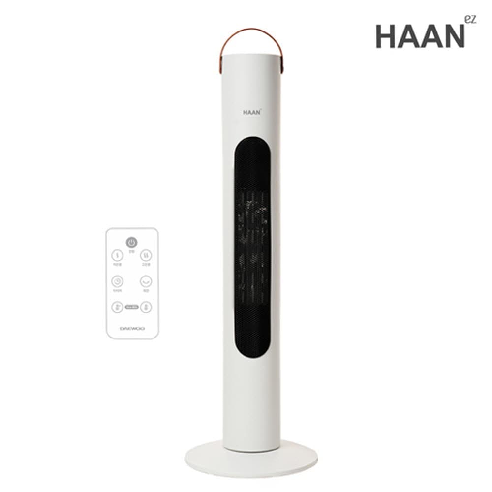 한경희 저소음 그래핀 타워형 리모컨 PTC 온풍기 HA-22000FA