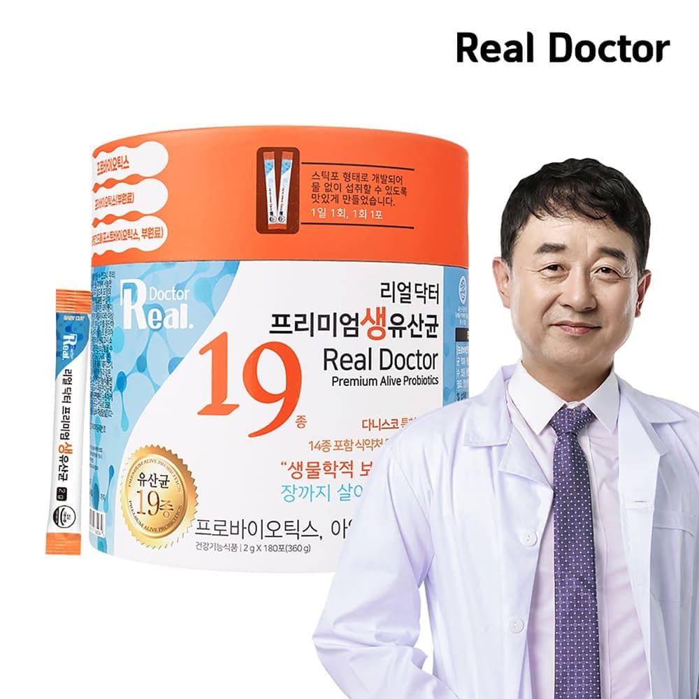 리얼닥터 프리미엄 생유산균19 2g x 180포