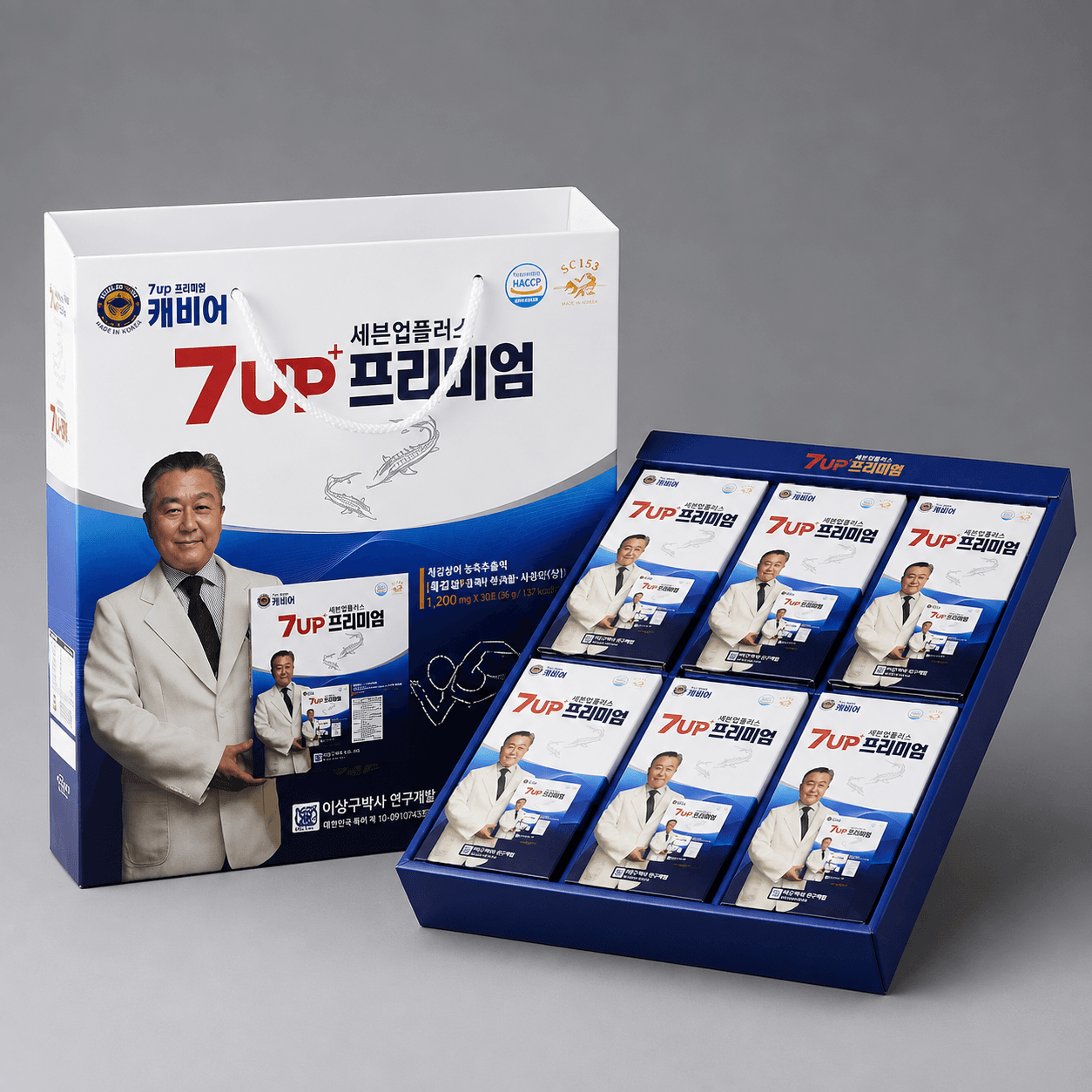 SC153 세븐업플러스 프리미엄 7년산 철갑상어 캐비어 진액
